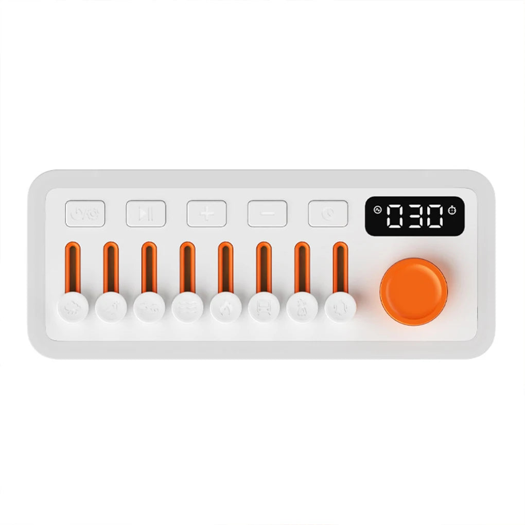 Noise Machine for Sleep with Immersive Sound Effects and Colorful Night Lights White Noise Machine