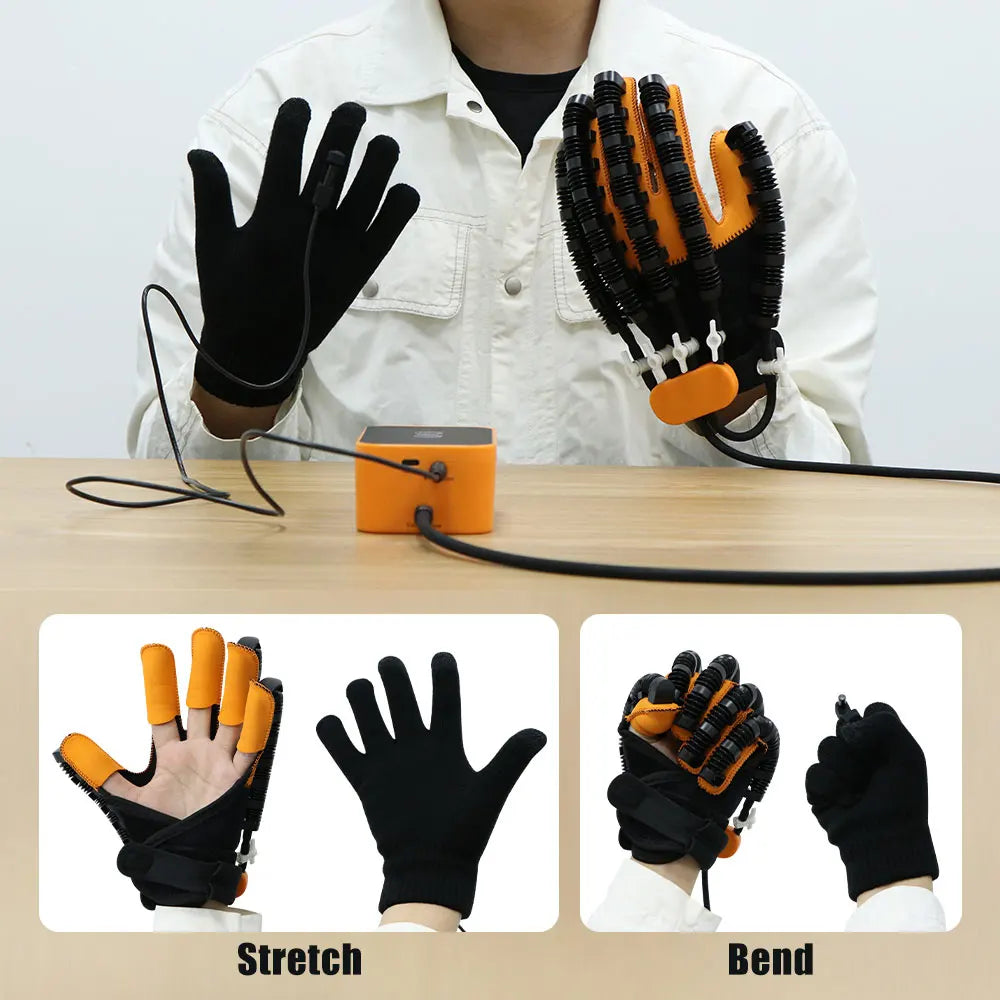 Portable Hand Rehabilitation Robot Rehabilitation Training Glove Hemiplegia Devices Stroke Recovery Equipment Hand Trainer