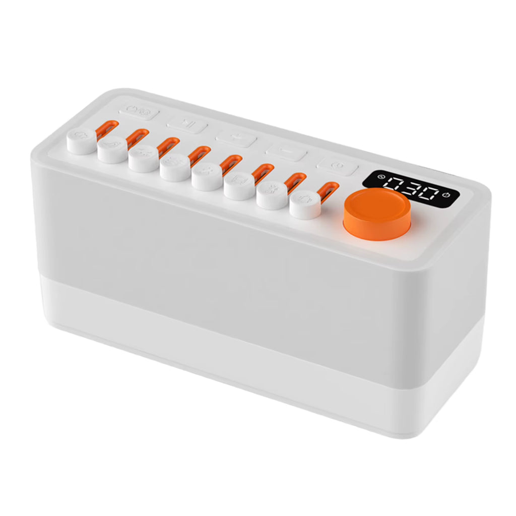 Noise Machine for Sleep with Immersive Sound Effects and Colorful Night Lights White Noise Machine
