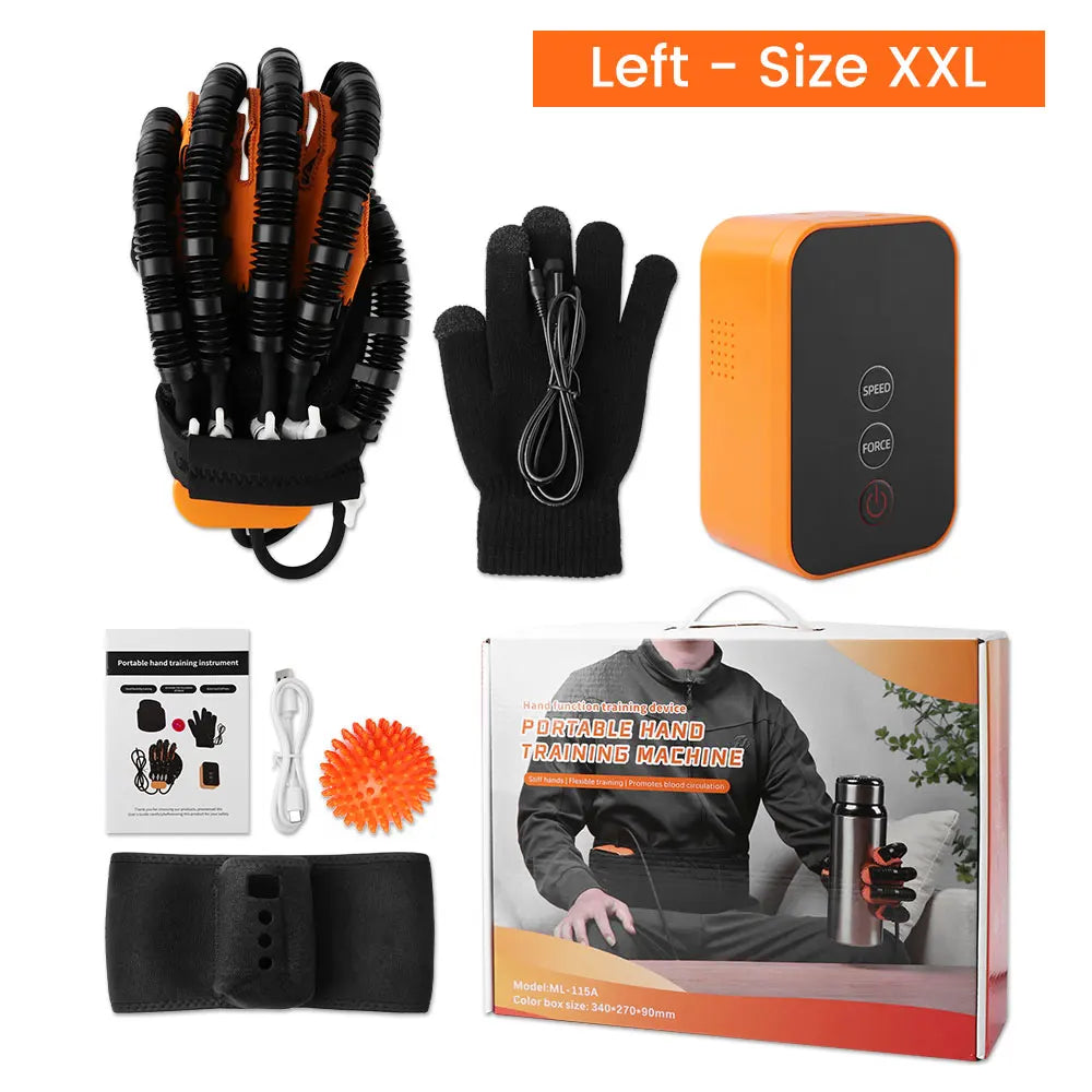 Portable Hand Rehabilitation Robot Rehabilitation Training Glove Hemiplegia Devices Stroke Recovery Equipment Hand Trainer