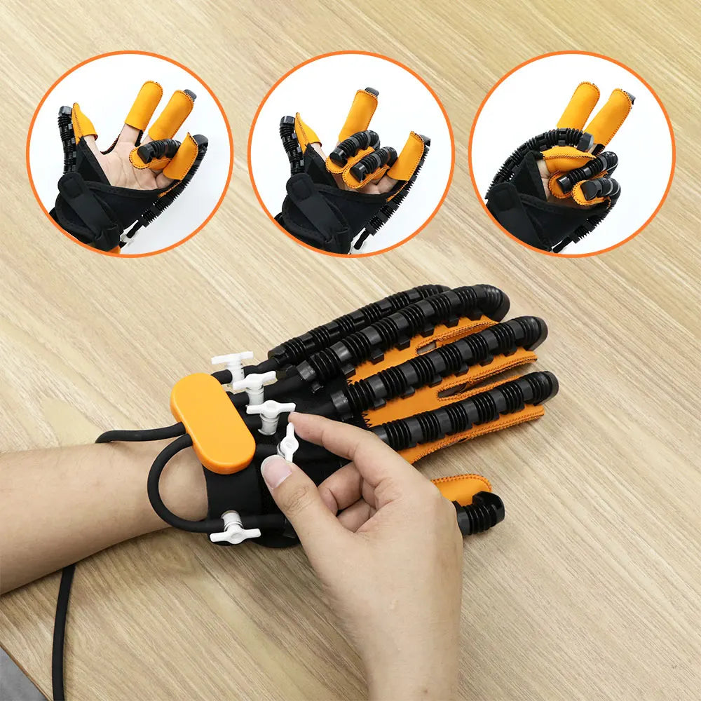 Portable Hand Rehabilitation Robot Rehabilitation Training Glove Hemiplegia Devices Stroke Recovery Equipment Hand Trainer