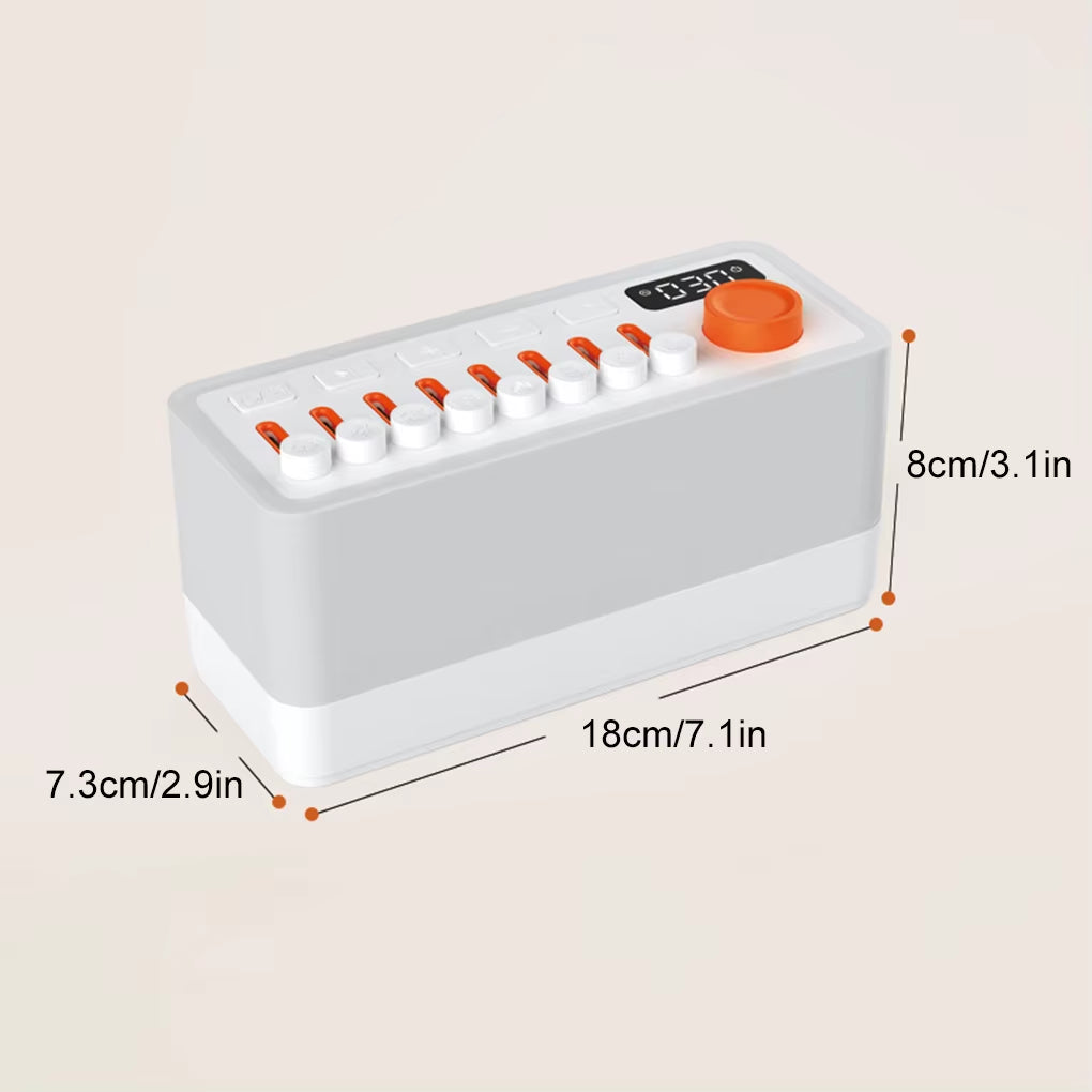 Noise Machine for Sleep with Immersive Sound Effects and Colorful Night Lights White Noise Machine