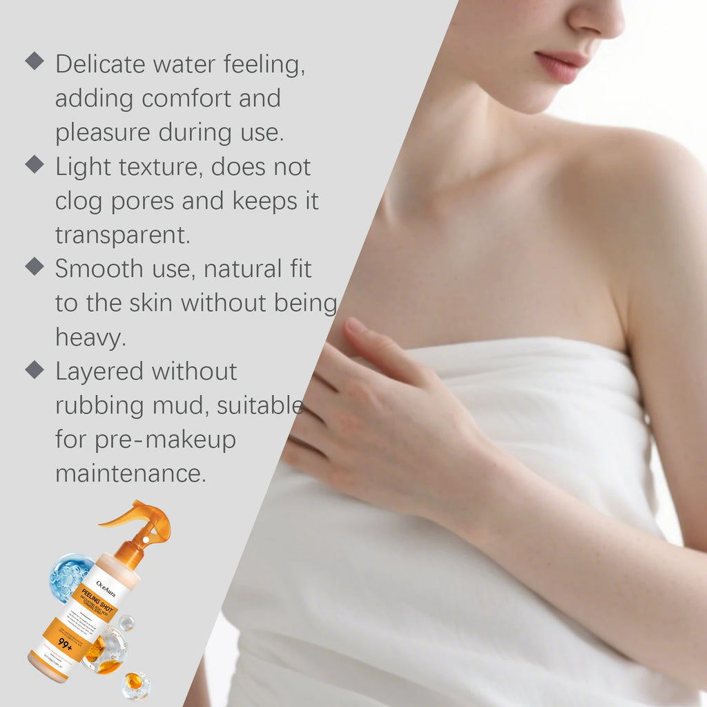Kojic Acid Turmeric Foot Peeling Spray Dead Skin Remover Callus Softener Odor Control Repair Dry Crack Foot Exfoliating Spray