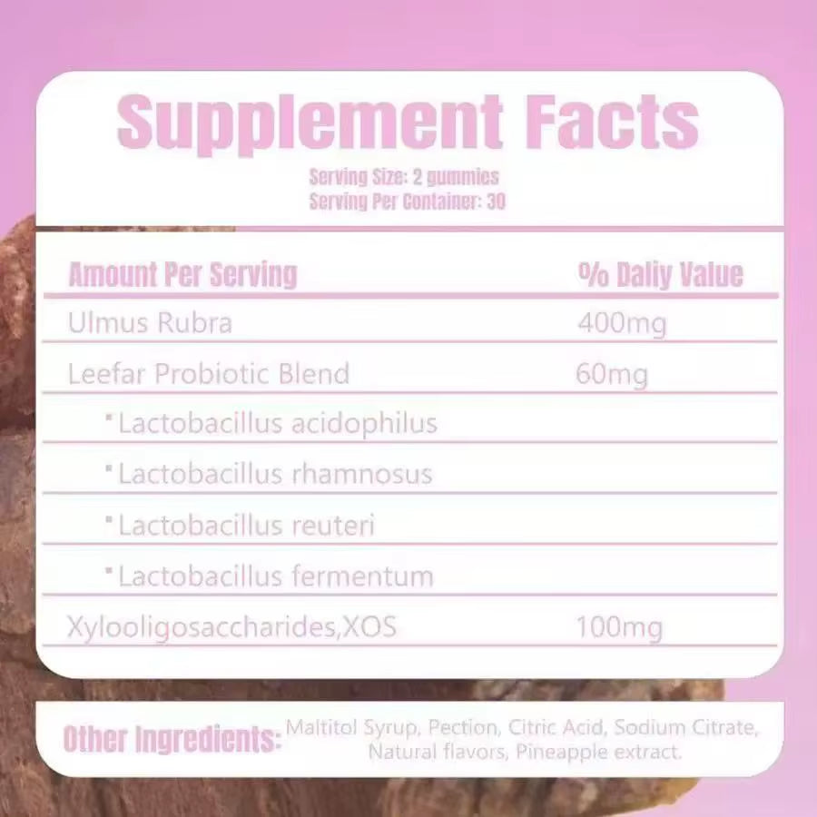 Supply Probiotic Gummies for Women Slippery and Elm Women'S Probiotic Gummies