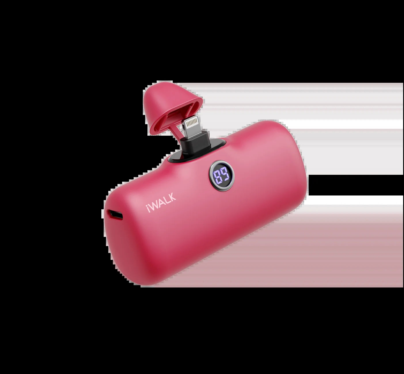 Capsule Pocket Mini Power Bank Portable 4800Mah Fast Charging Power Bank Digital Display Suitable for Iphone Lightning