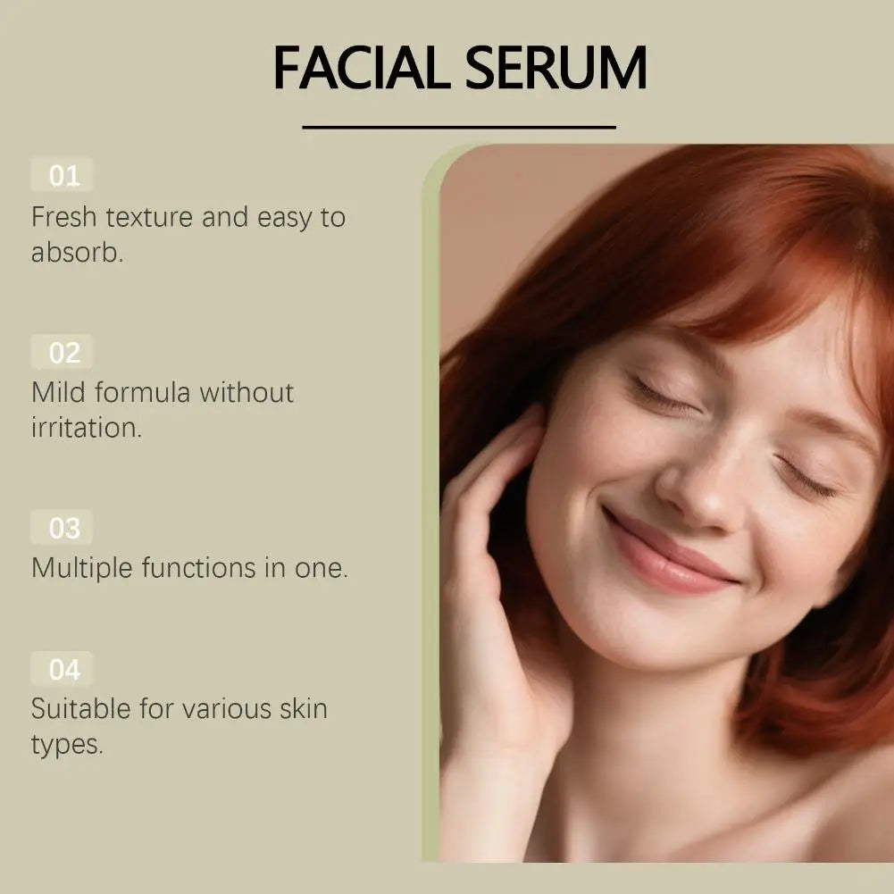 30Ml Copper Peptides Hyaluronic Acid Serum Moisturizing Hydrating Essence Tightening Repairing, Radiant Lustrous Facial Skincare