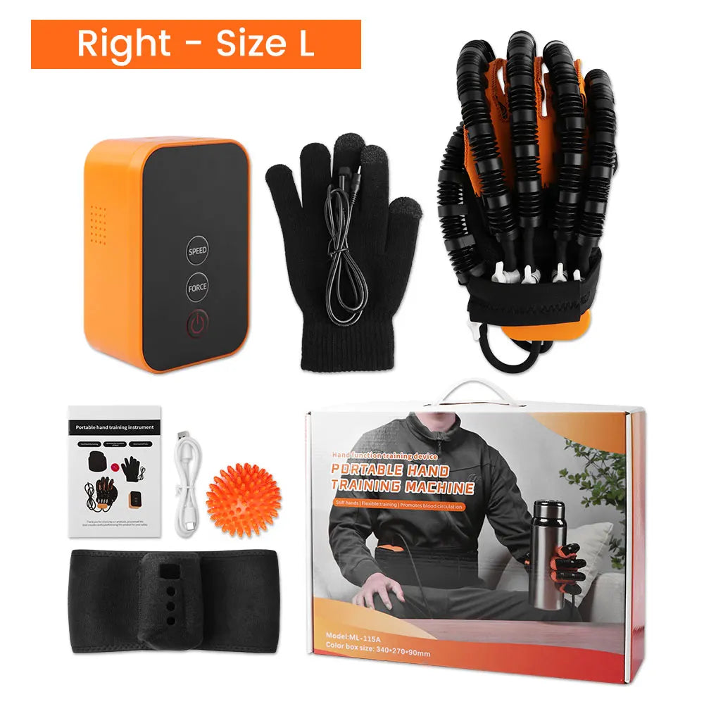 Portable Hand Rehabilitation Robot Rehabilitation Training Glove Hemiplegia Devices Stroke Recovery Equipment Hand Trainer