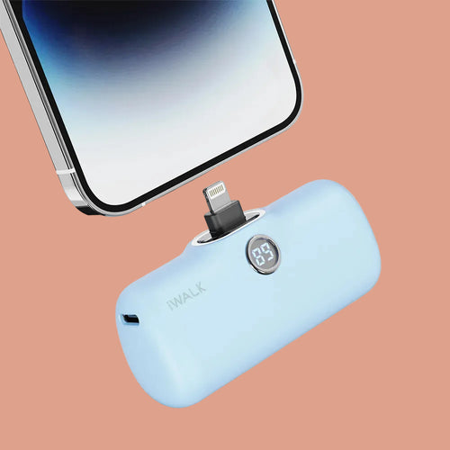 Capsule Pocket Mini Power Bank Portable 4800Mah Fast Charging Power Bank Digital Display Suitable for Iphone Lightning